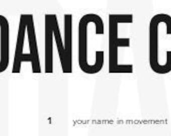 Prompt List: "Dance Comp 101"