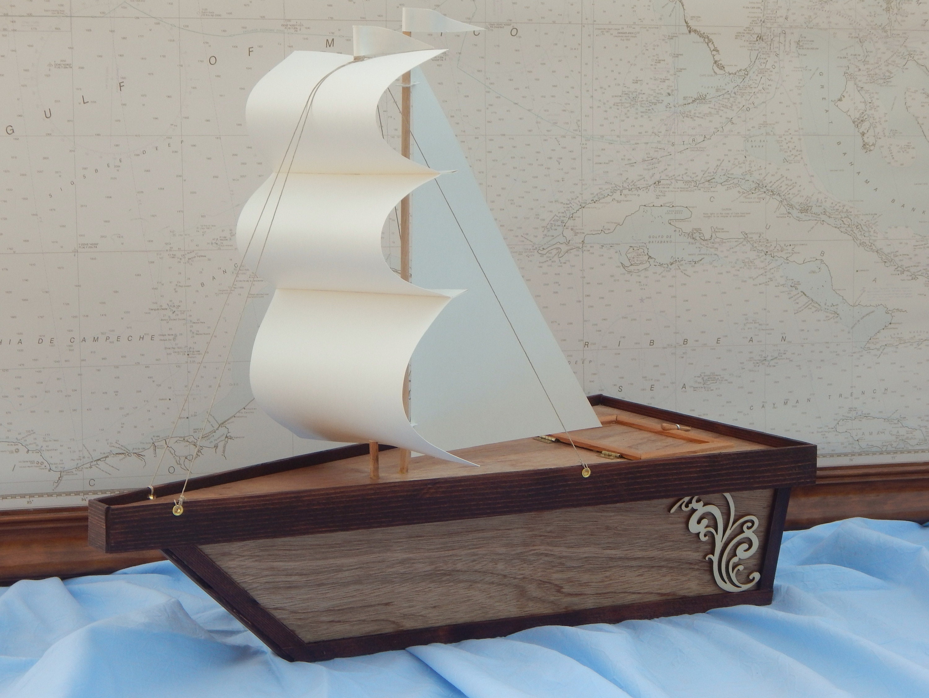 Sailing Urns, Ship Urns, Wooden Urn, Wood Urns, Viking Ship Urn, Viking Urns, Viking Ship,viking