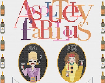 Absolutely Fabulous Sampler - Cross Stitch Pattern - Downloadable PDF