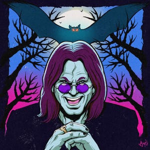 Ozzy Osbourne Parkinson’s Benefit Print