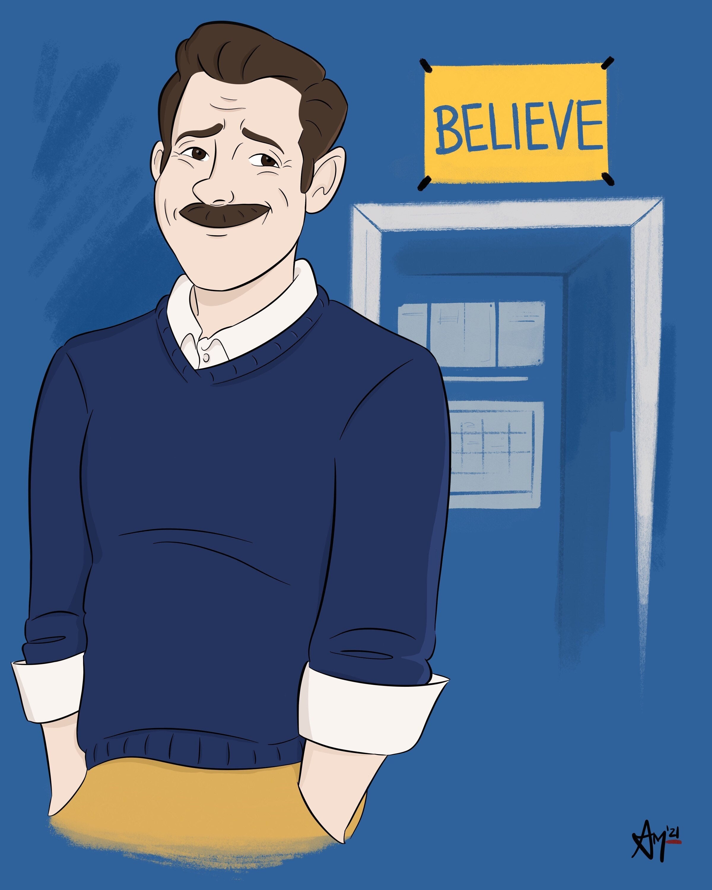 Ted Lasso believe - Etsy