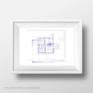 Family Guy Poster - Family Guy House Floor Plan - Family Guy gifts - Lois & Peter Griffin TV Home - Family Guy art