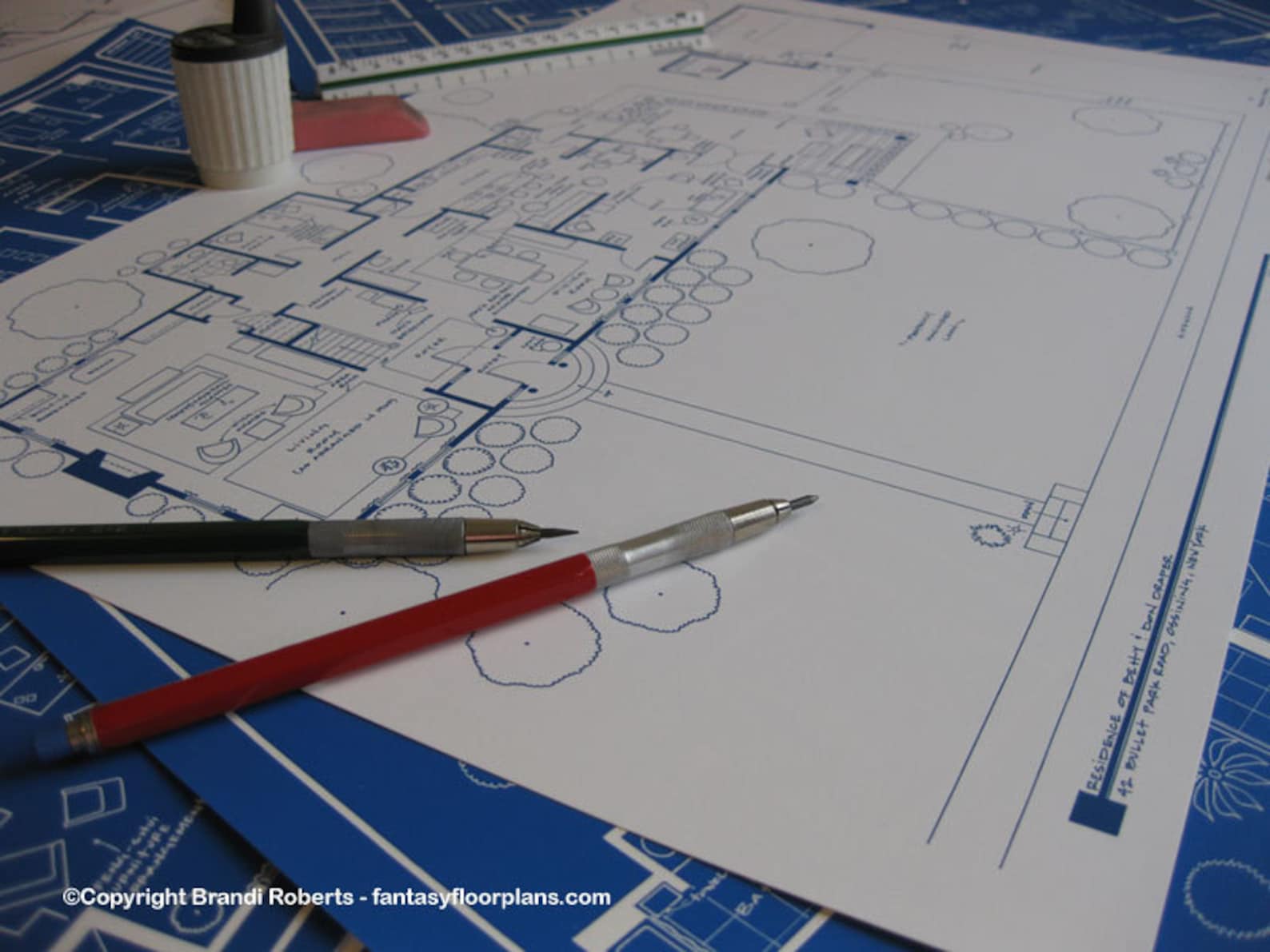 Betty and Don Draper House Floor Plan Mad Men Blueprint Poster Art Gift