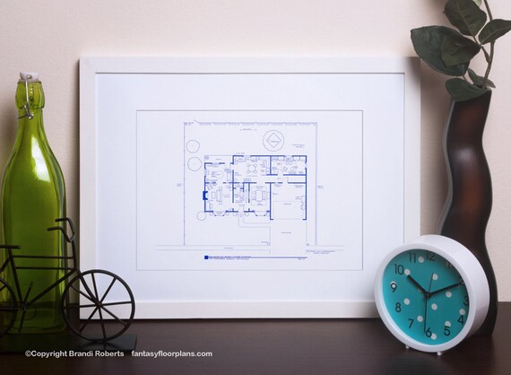 Simpsons House Floor Plan Blueprint Poster Art For Home Of - Floor Plan Of The Simpsons House Simpsons House Floor Plan Blueprint Poster Art For Home Of - Floor Plan Of The Simpsons House