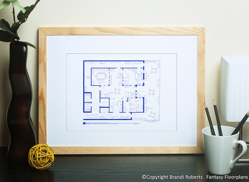 Parks and Recreation Floor Plan Parks and Rec TV Blue Print Pawnee City