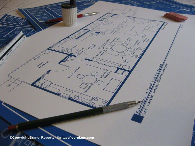 edith-and-archie-bunker-house-floor-plan-all-in-the-family-etsy