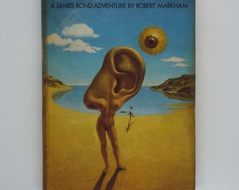 Vintage Book 1968 Colonel Sun By Robert Markham (Kingsley Amis) First Edition With Dust Jacket James Bond 007 Ian Fleming Fiction book