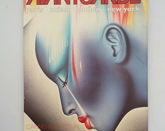 Vintage Magazine 1983 Avantgarde Magazine Cover By Gilda Belin Fashion & Style Magazine Arts Greta Scacchi