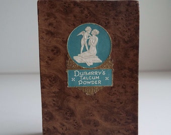 Rare Vintage 1920's Dubarry Talcum Powder Box Bath & Beauty Dubarry Et Cie Vanity Storage Talc Box Bathing Art Deco Box