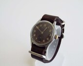 Rare Vintage WW2 German Helvetia USA Reliable Wristwatch Mechanical Men 39 s Watch Swiss Made 15 Jewels Military Watch Working Order WWII Watch
