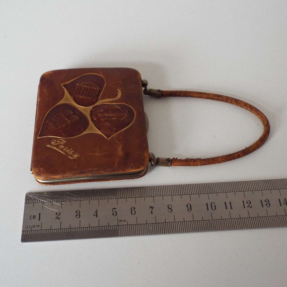 Vintage Leather Small Size Purse Handbag For Youn… - image 10