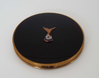 R.A.F.A vintage Powder Compact Royal Air Force Association Sweetheart Compact Vanity Storage Militaria