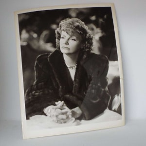Vintage Greta Garbo Publicity Photograph Two Faced Woman 1941 Film Movie Photo MGM 1940&#39;s Film Photo&#39;s