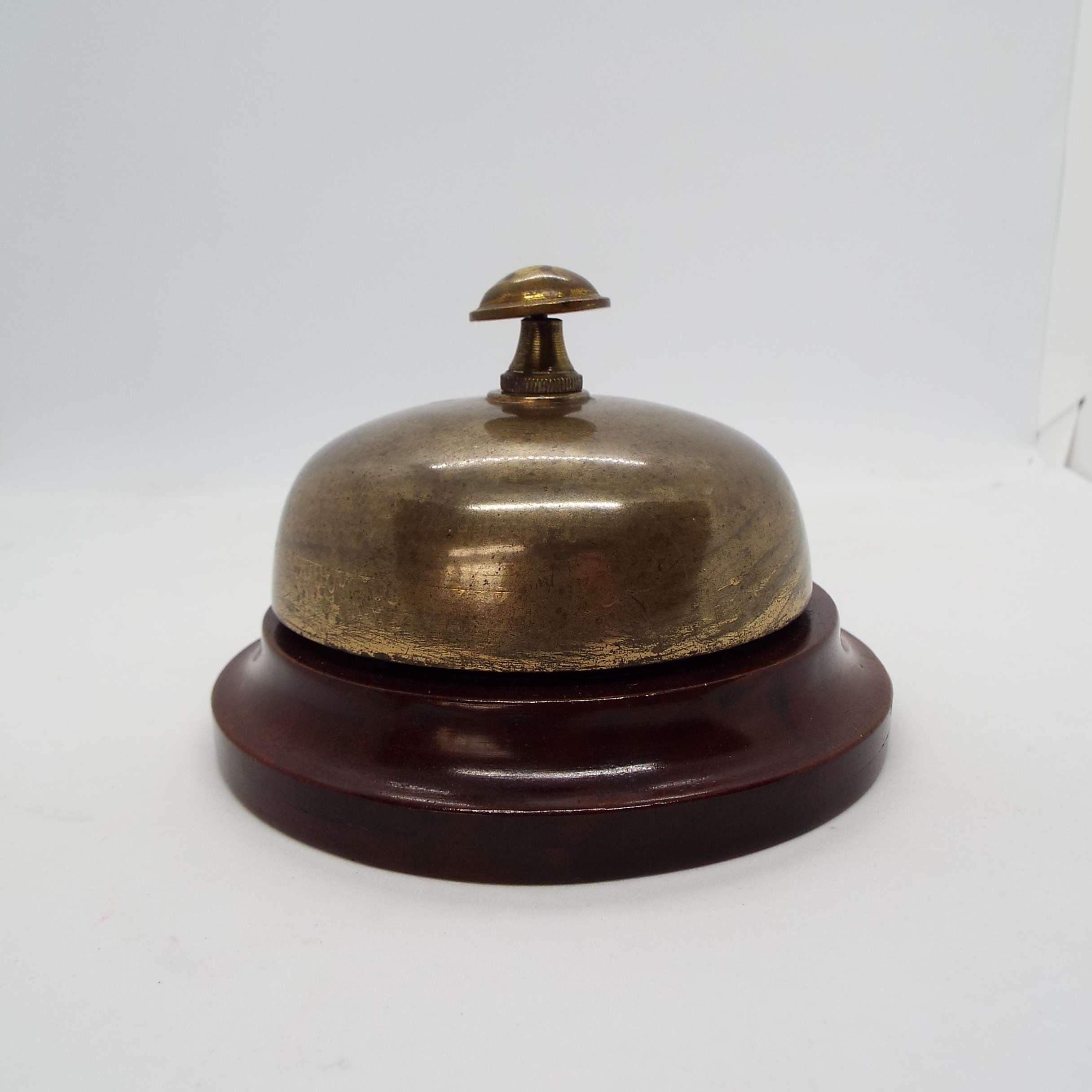 Vintage Air Ministry Desk Top Counter Bell Broad Arrow Mark Dated 1941 WWII Militaria Working Condition Collectable Bell