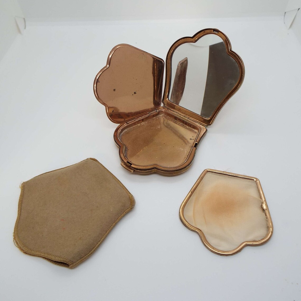 Rare Vintage Olfa Powder Compact French Powder Compact Paris Landmarks ...