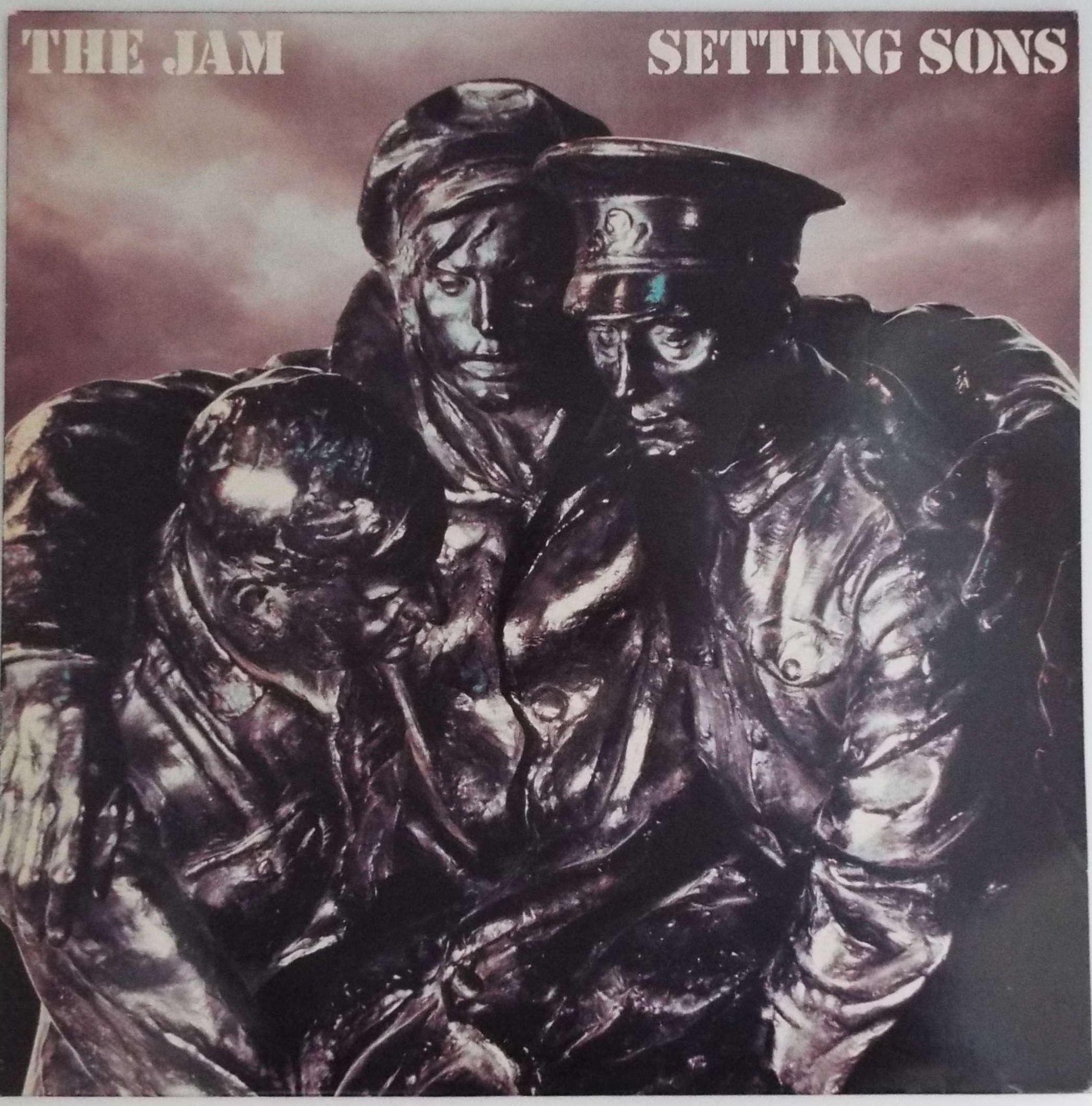 The Jam Setting Sons LP Album 1979 Vintage Vinyl Record Embossed