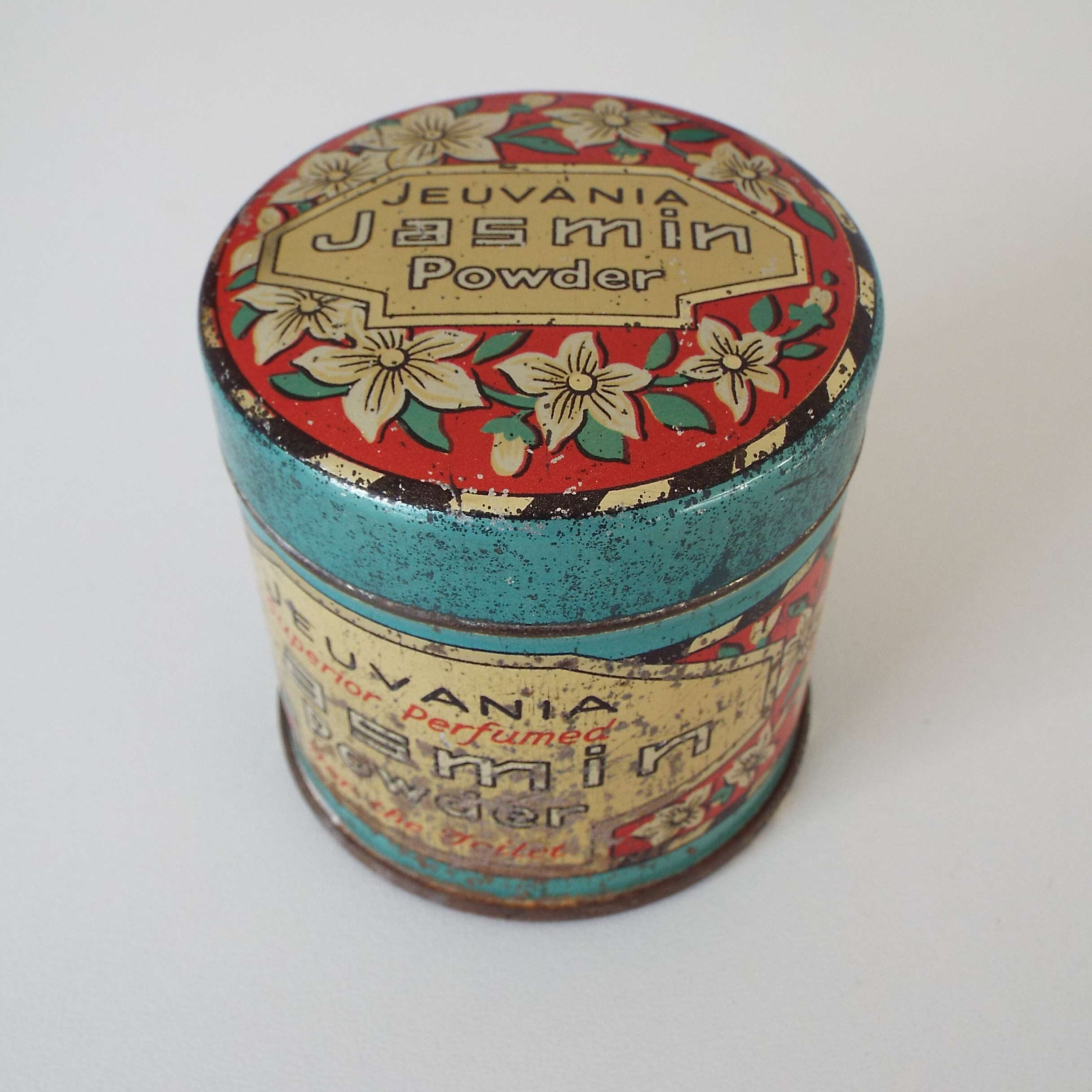 ビンテージ パウダー缶 バイオレット TALCUM ビンテージ パウダー缶 バイオレット TALCUM Toilet talcum powder