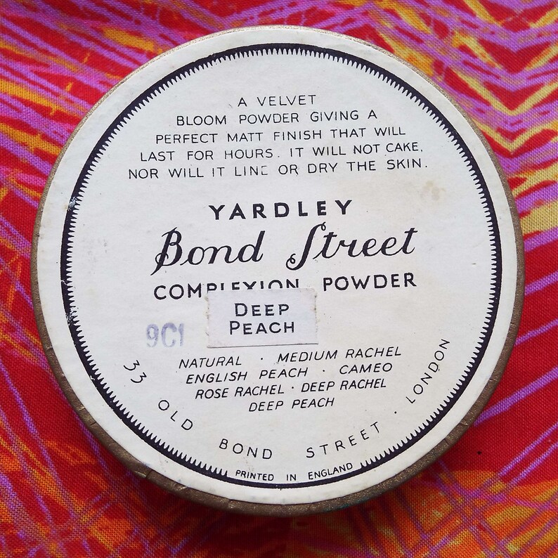 Vintage 1930's Yardley Face Powder Yardley Bee Complexion Etsy