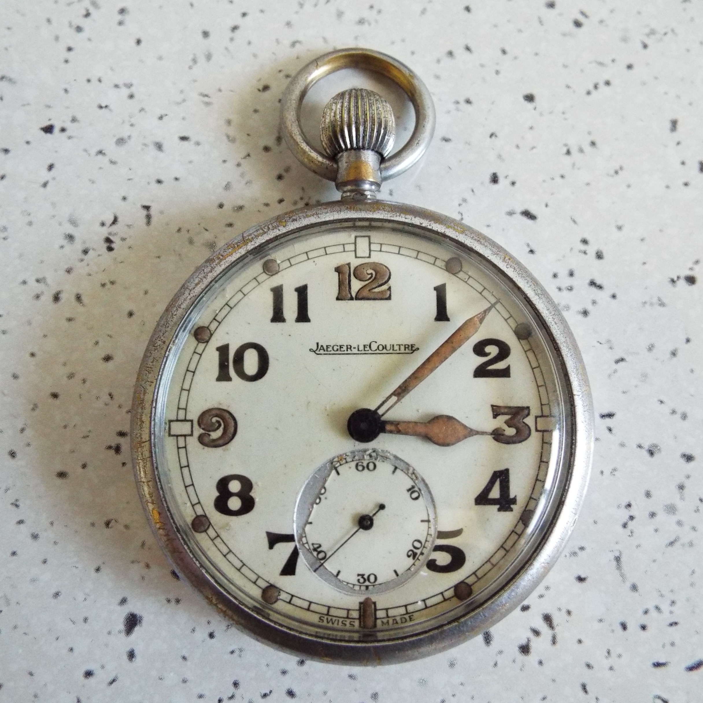 Vintage WWII Jaeger LeCoultre GSTP Military Pocket Watch World Etsy