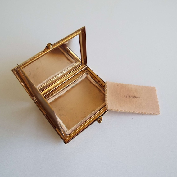 Vintage 1940's Stratton Pontoon Powder Compact Purse … - Gem