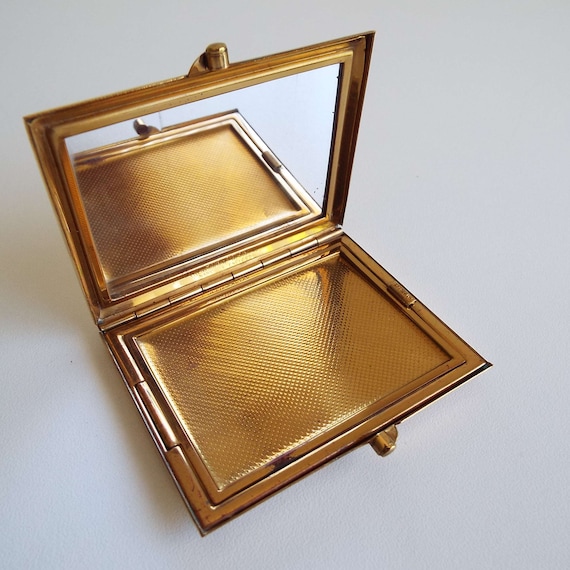 Vintage 1940's Stratton Pontoon Powder Compact Purse … - Gem