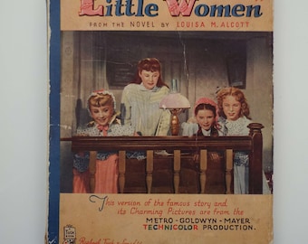 Livre vintage 1949 Petites femmes du roman de Louisa May Alcott MGM Film Film Fiction Livre Livre illustré