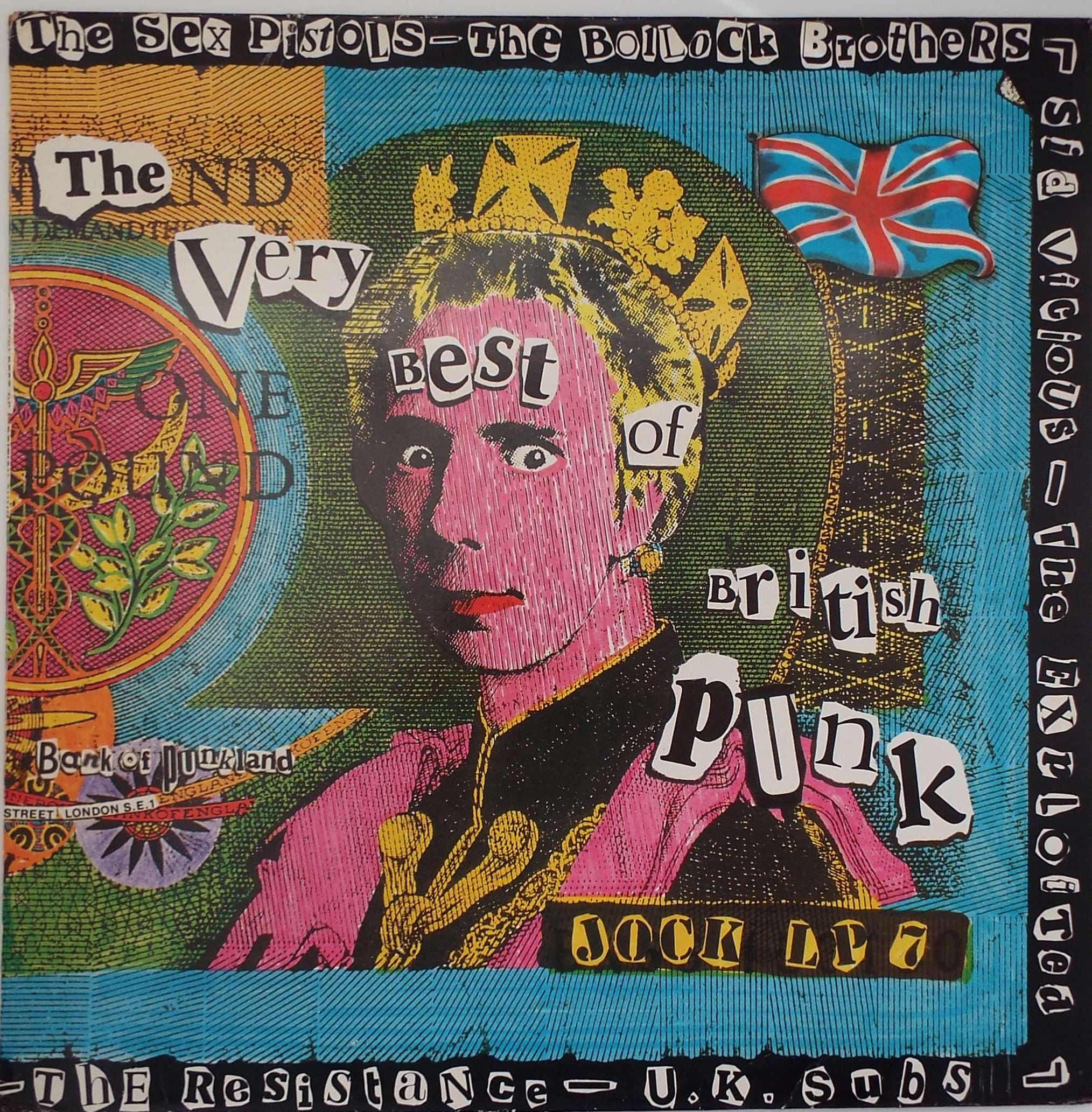 洋楽 very best of punk LP uk sex pistols The Very Best of British Punk LP Album 1986 Vintage Vinyl