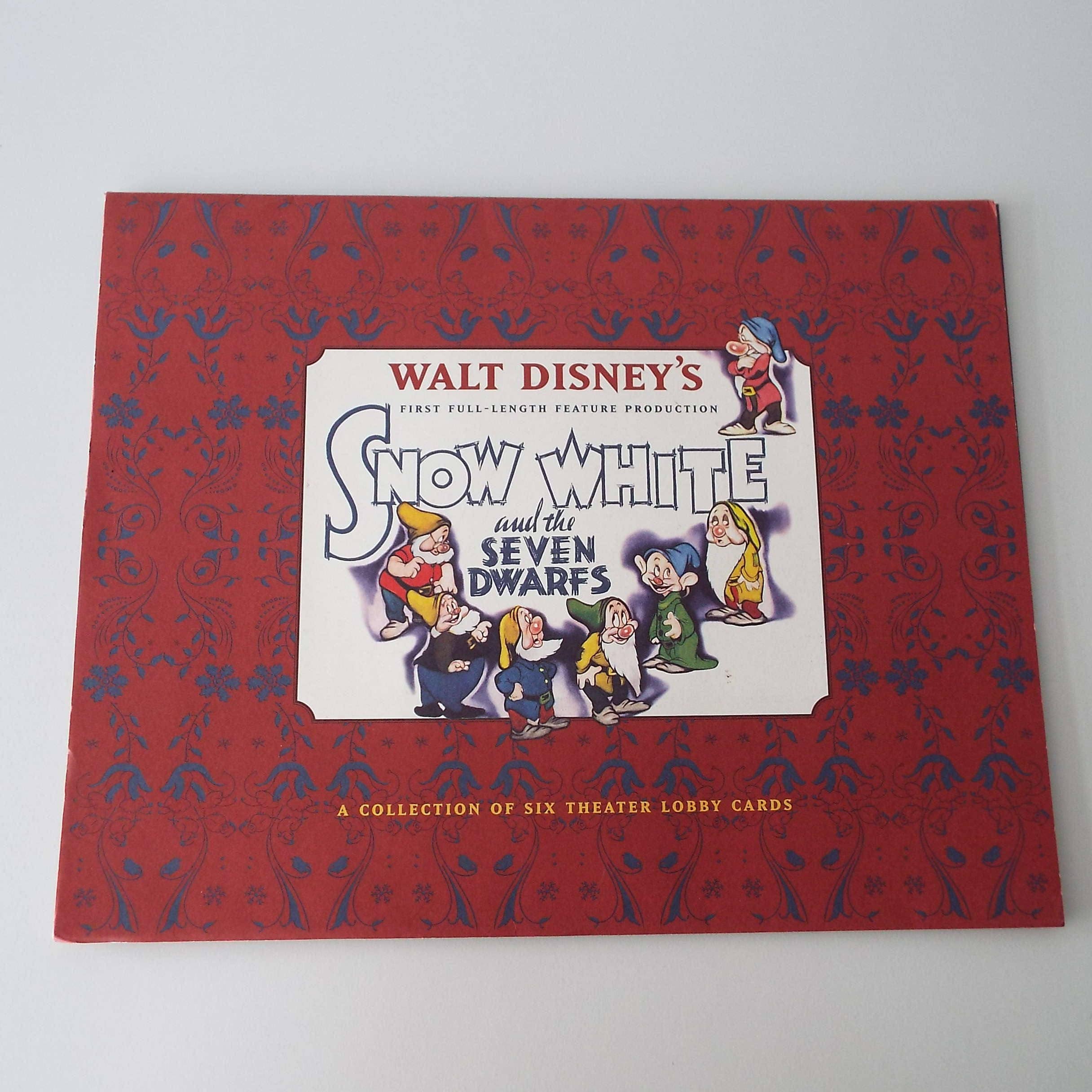 1996年ヴィンテージ「白雪姫と七人の小人」ロビーカード 6枚セット