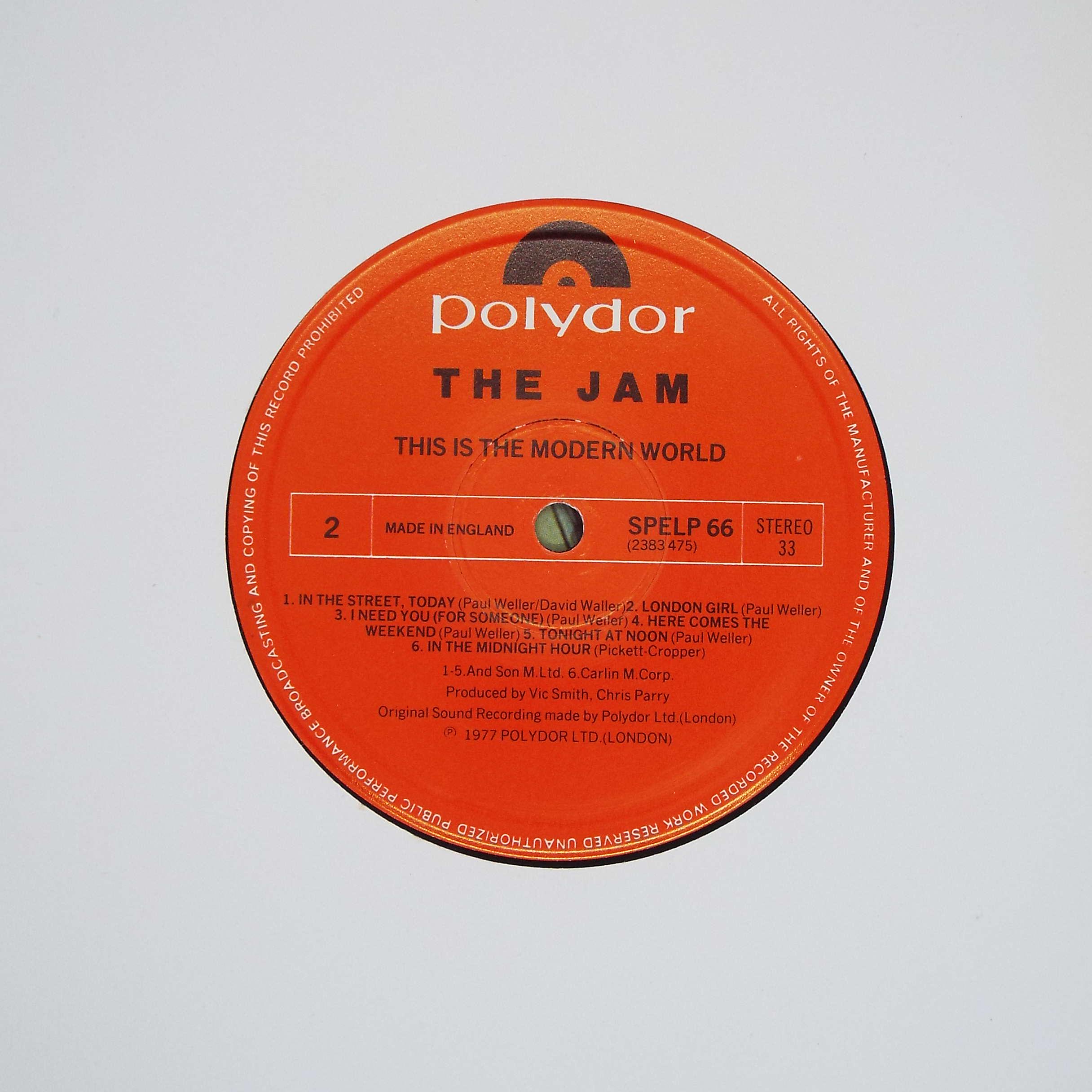 ザ・ジャム - This Is The Modern World ビニールレコード LP、1984年