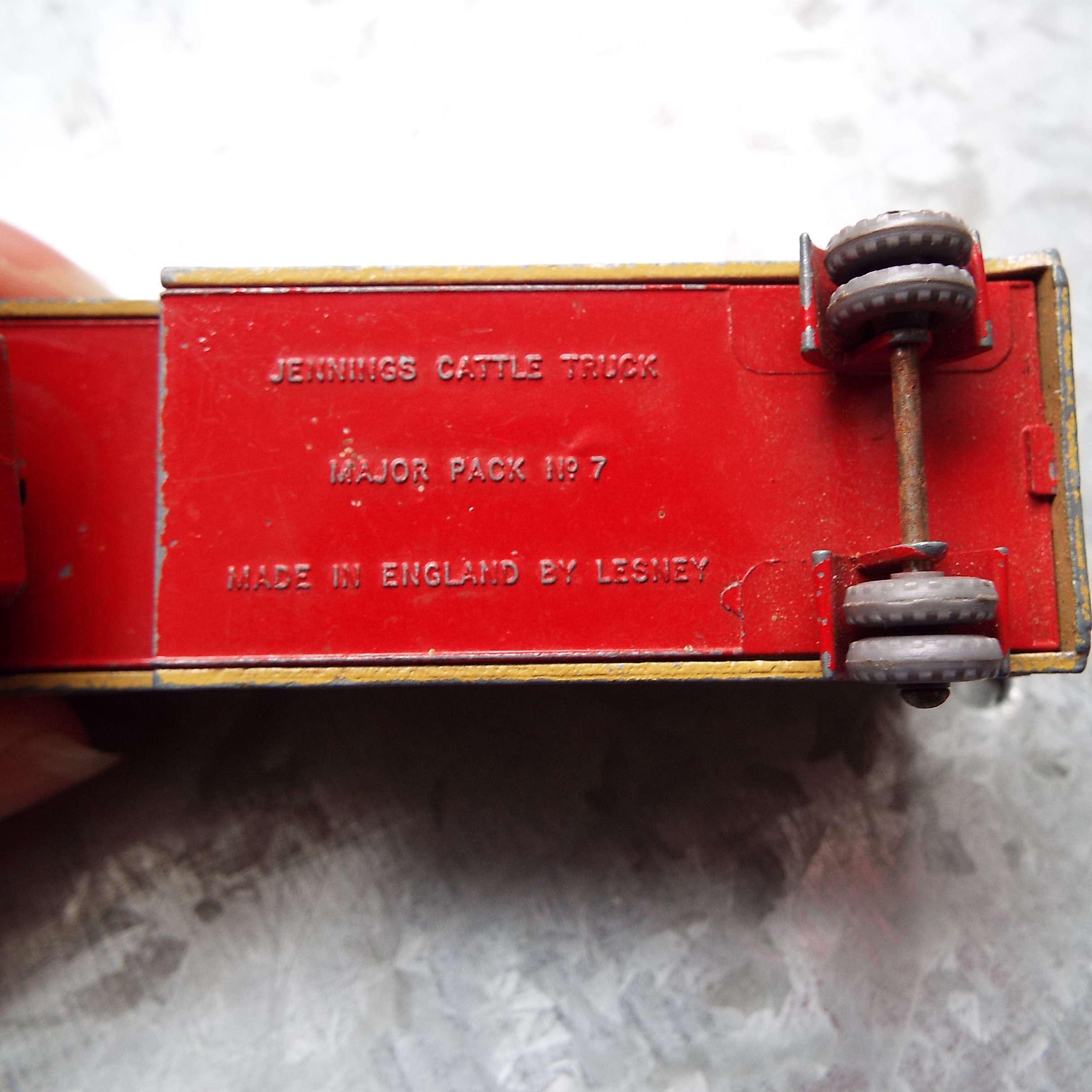 Lesney Matchbox Jennings Cattle Truck Major Pack No 7-A-1 1960