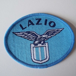 Vintage Lazio Football Badge Soccer Patch S S Lazio Italian Football Iron On Sew On Badge