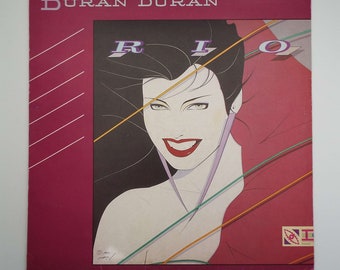RESERVED Vintage Vinyl Record 1982 Duran Duran Rio LP Album UK Pressing New Wave Synth-pop