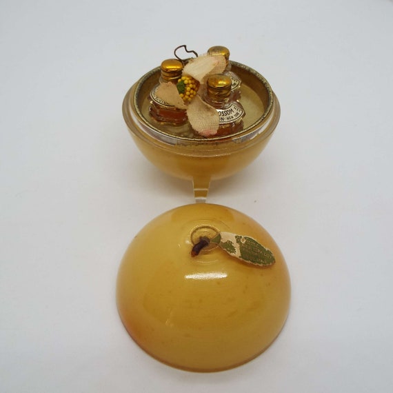 Vintage 1930's Apple Blossom Perfume Set Bouton N… - image 3