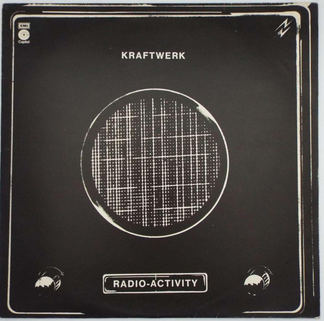Kraftwerk Radio-activity LP Album Vintage Vinyl Record Stereo UK ...