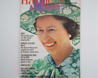ヴィンテージ マガジン ハーパーズ & クイーン 1979 年 8 月号 ファッション 旅行 健康 美容