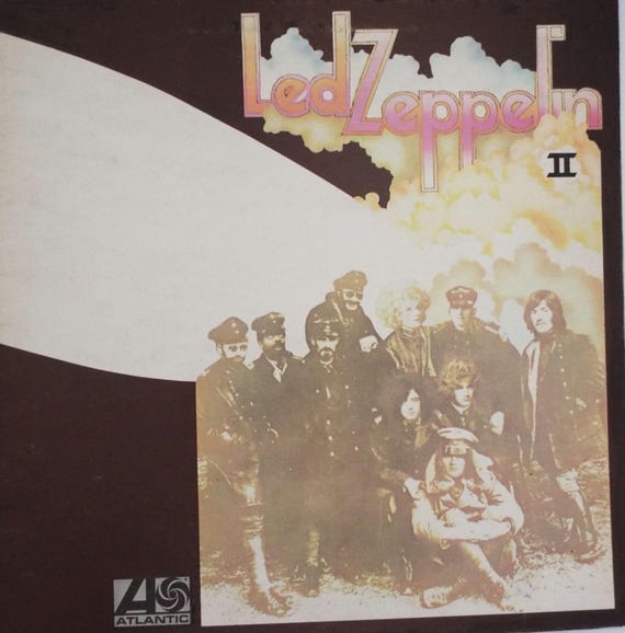 爆売り！ Led Zeppelin Red/maroon Pressing UK Album LP Record Vinyl II 洋楽