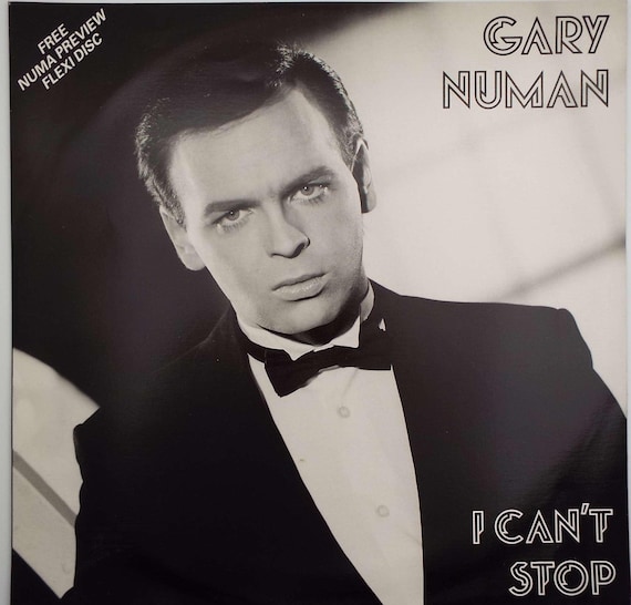 Gary Numan - I Can't Stop 12" Vinyl Single + Flexi Disc, 1986 UK Pressing