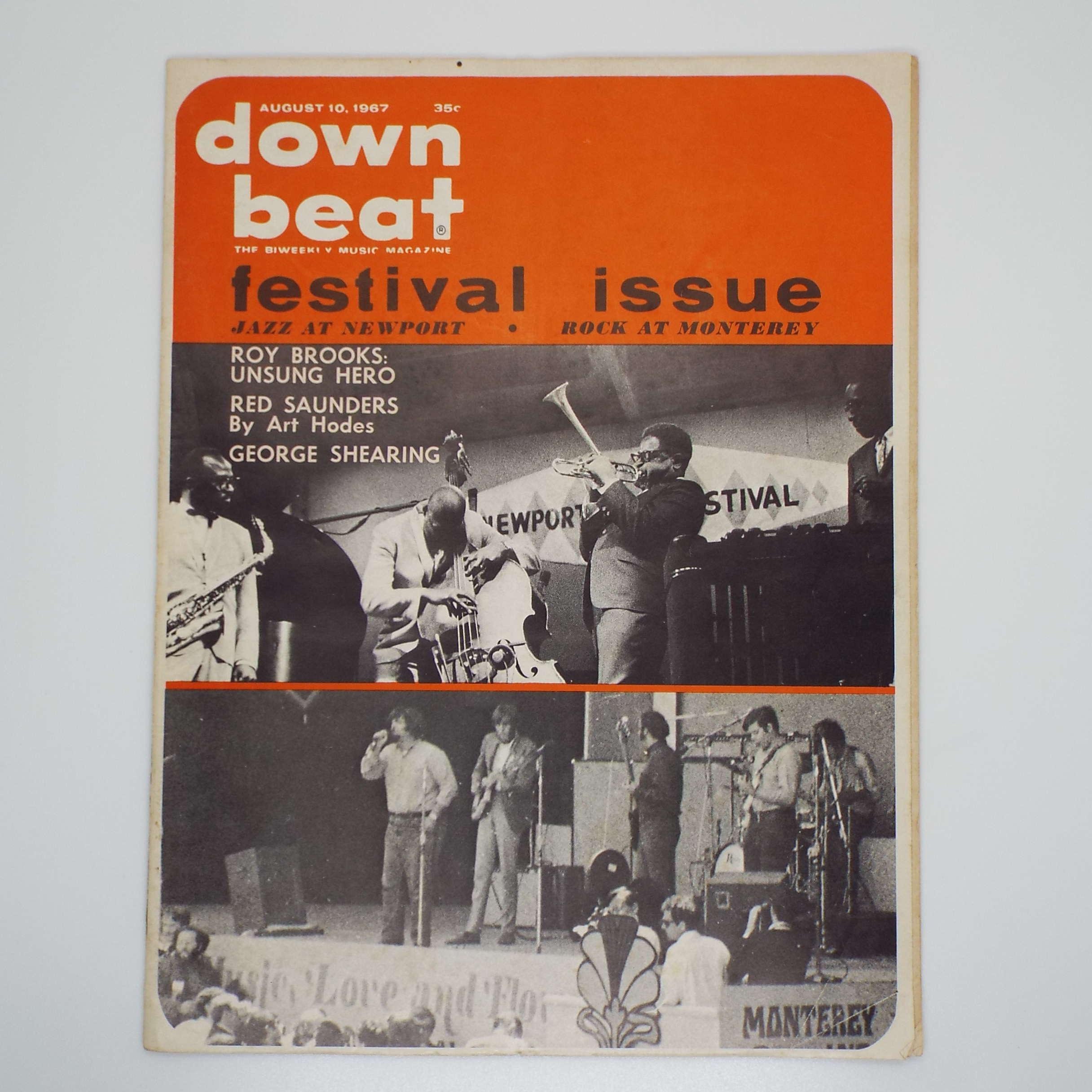 August 1949 issue of Down Beat jazz magazine (USA) August 1949 issue of Down Beat jazz magazine (USA)