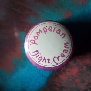 Vintage 1920&#39;s Pompeian Night Cream Tin Cold Cream Cleansing Cream Vanity Storage Face Cream Vintage Tin