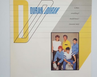 Vintage Duran Duran Is There Something I Should Know Monster Mix Faith In This Colour Vinyl Record 12" Single 45RPM UK Pressing  Electronic