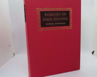 Vintage 1965 Rubaiyat Of Omar Khayyam Edward Fitzgerald Hardback Book Poetry Book Quatrain Robert Stewart Sherriffs Astromer Poet Of Persia