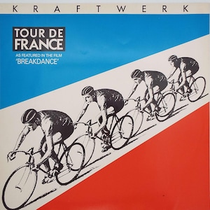 Kraftwerk Tour De France (Remix) Disque vinyle 45 tours vintage 45 tours Royaume-Uni Film de pressage Breakdance électronique