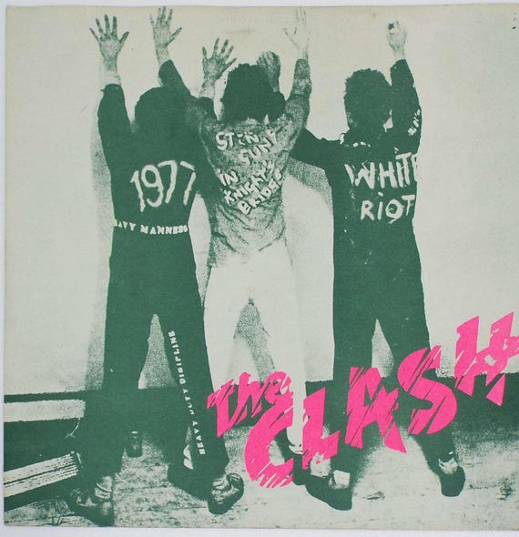 ザ・クラッシュ ホワイト・ライオット 7インチ シングル 45rpm
