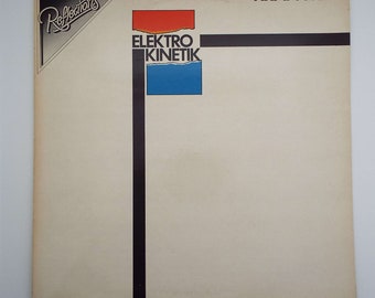 Vintage Vinyl Record 1981 Kraftwerk Elektro Kinetik LP Album UK Pressing Vertigo Records Electronic Experimental 1980's Records