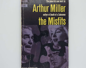 Vintage Book 1961 The Misfits By Arthur Miller Marilyn Monroe Cowboys