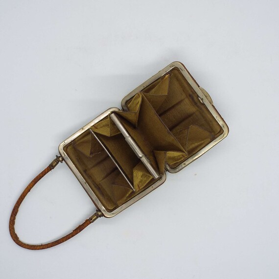 Vintage Leather Small Size Purse Handbag For Youn… - image 3