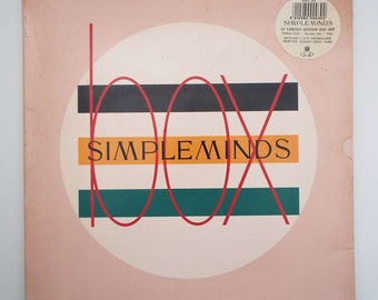 RESERVED Vinyl Record 1989 Simple Minds Ballard Of The Streets 12" EP Limited Edition Belfast Child Folk Rock New Wave Post Punk Arena Rock