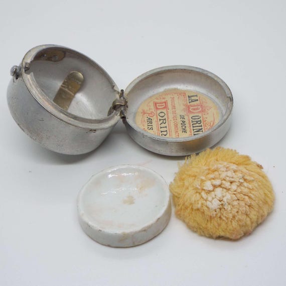 Antique Dorin Powder Compact French Powder Compact La… - Gem