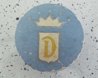 Rare vintage Art Déco Daublays Beauty Powder Box Non ouvert 1930's 1940 Face Powder Australian Make-Up Cosmetics Vanity Storage