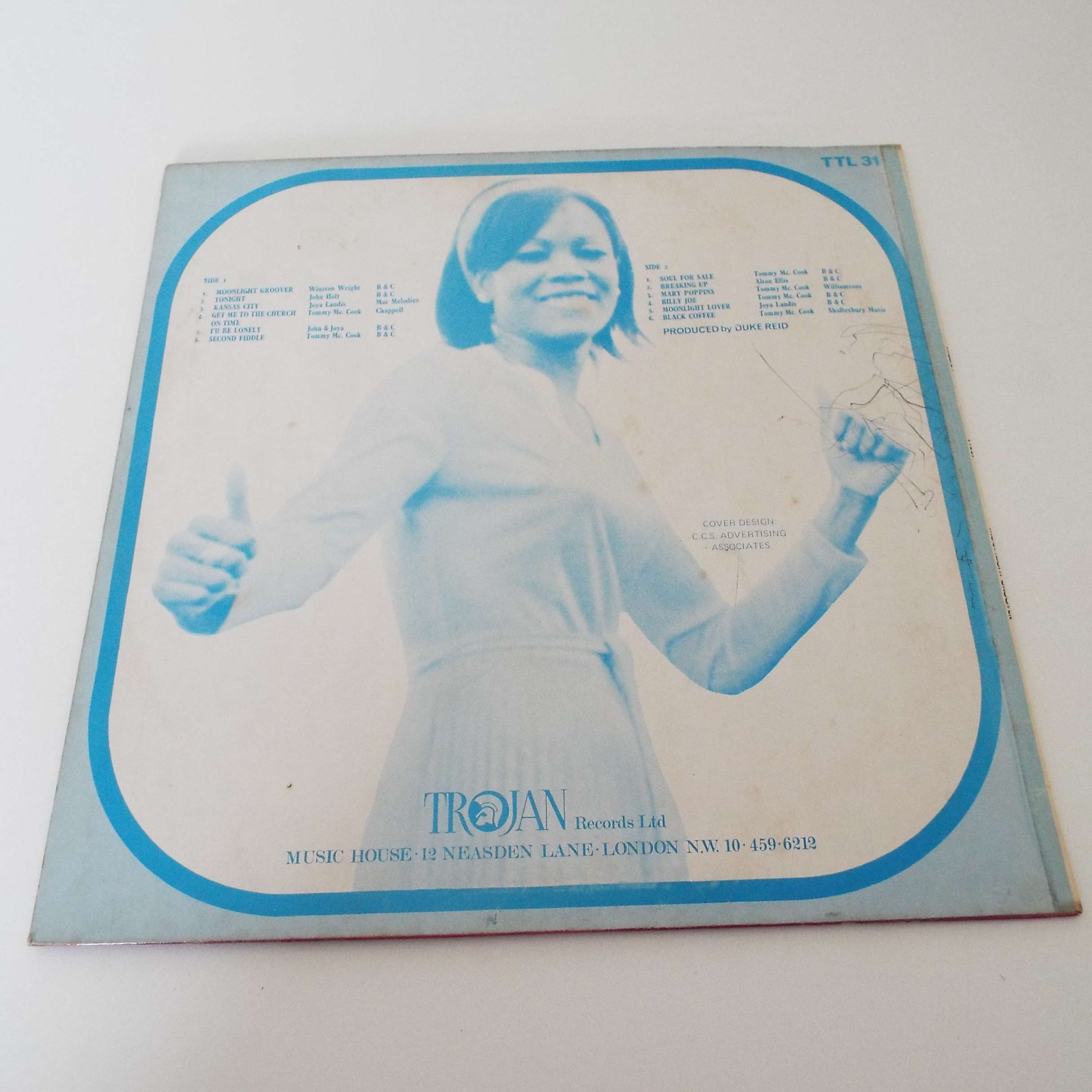 Moonlight Groover LP Album Vintage Vinyl Record 1969 Trojan